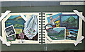 NS5574 : Milngavie underpass murals by Thomas Nugent
