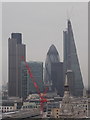 TQ3381 : City of London: city skyscrapers from St. Paul’s by Chris Downer