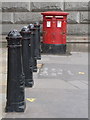 TQ3181 : London: postbox № WC1 57, Bell Yard by Chris Downer