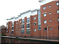 New apartments, Birmingham Canal, Wolverhampton Level