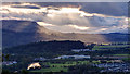 View west towards the Gargunnock Hills