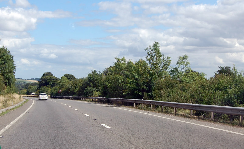 A303 skirting the Managed Access area © Julian P Guffogg :: Geograph ...