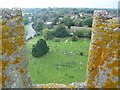 All Saints Churchyard, Biddenden, from the tower