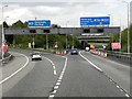 TQ4957 : M26 exit Towards A21 by David Dixon
