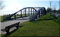 Former Slip Bridge relocated to The Promenade, Swansea