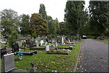 TQ1381 : Greenford Park Cemetery by Martin Addison