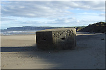 TA1277 : Pillbox on Hunmanby Sands by JThomas
