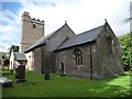 Llantrisant church, from the east