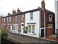 Houses on the north bank of Fossdyke, Lincoln