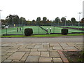 TQ2472 : Tennis Courts in Wimbledon Park by Paul Gillett