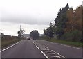 A5 passing Ensdon House turning