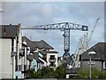 SW8132 : Falmouth dockside crane by Steve  Fareham