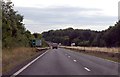 A303 approaching junction for Thruxton