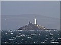 SW5743 : Godrevy lighthouse from St. Ives by Steve  Fareham