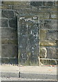 Defaced boundary stone, Apperley Lane