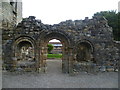 Ruined doorway, Kilwinning Abbey