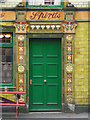 Detail of Peveril of the Peak, Great Bridgewater Street, Manchester