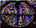 SK9771 : Segment C, Dean's Eye Window, Lincoln Cathedral by Julian P Guffogg