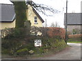 SX4299 : Wayside cross near Halwill church by Rod Allday