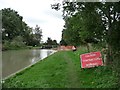 SU2864 : Caution, contractors working at Burnt Mill lock [no 65] by Christine Johnstone