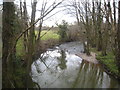 The River Carey downstream from Downacarey Bridge