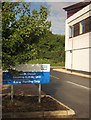 SX8866 : Sign at South Devon Satellite Kidney Unit by Derek Harper