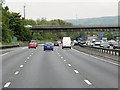 Northbound M20, Lunsford Lane Bridge