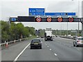 TQ7658 : Active Traffic Management, Northbound M20 near Boxley by David Dixon