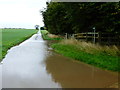 Restricted byway going north from Boham