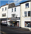 Two names on a Commercial Street shop in Pontypool