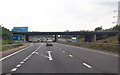SO8817 : M5 crosses the A417 by Julian P Guffogg