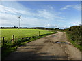 New farm lane at Trembethow