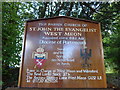 St John the Evangelist, West Meon: identification board