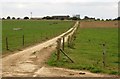 Track to Kingston Hill Farm