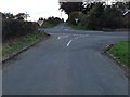 Road junction near Kirklinton