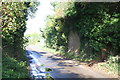 Sandy Lane at bridge of dismantled railway