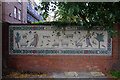 Shepherdess Walk mosaic project: single panel view - 2