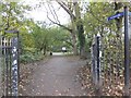 Cycleway entrance to Stanley Park