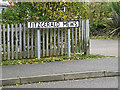 TM3763 : Fitzgerald Mews sign by Geographer