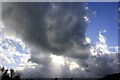 SJ5457 : Storm Clouds over Peckforton by Jeff Buck