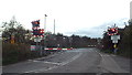 TQ9762 : Level crossing near Faversham by Malc McDonald
