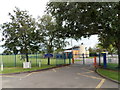 Entrance to Cam Woodfield Infant and Junior Schools, Cam