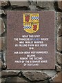 The Marjory Bruce Cairn: plaque