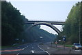 SN1307 : Bridge over the A477 by N Chadwick