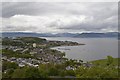 NS2477 : Gourock Bay, Holy Loch and Loch Long, from Lyle Hill, Greenock - 2 by Terry Robinson