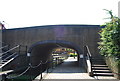 Bridge in the middle of Surrey Docks