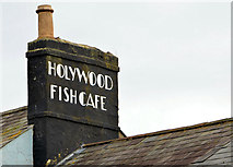J3979 : Chip shop chimney, Holywood by Albert Bridge