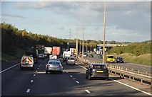 SO8855 : Wychavon : The M5 Motorway by Lewis Clarke