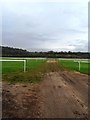 SK6039 : Track across the racecourse - Nottingham by Anthony Parkes