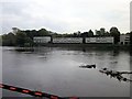 SJ4065 : Swollen River at Chester by Jeff Buck